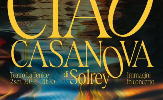 affiche du spectacle Ciao Casanova - recadrage carré